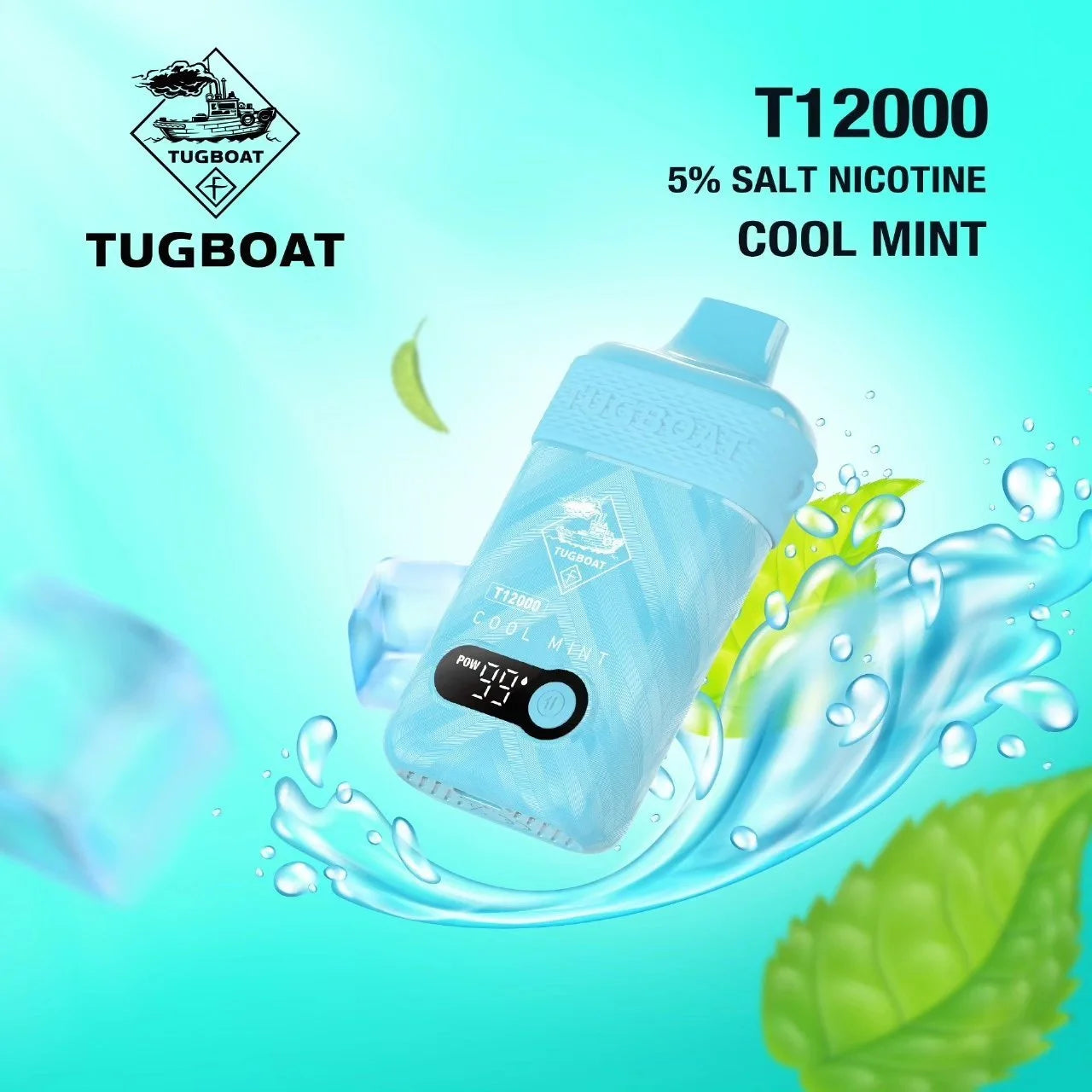 TUGBOAT T12000 Disposable Vape 5% – Up to 12,000 Puffs