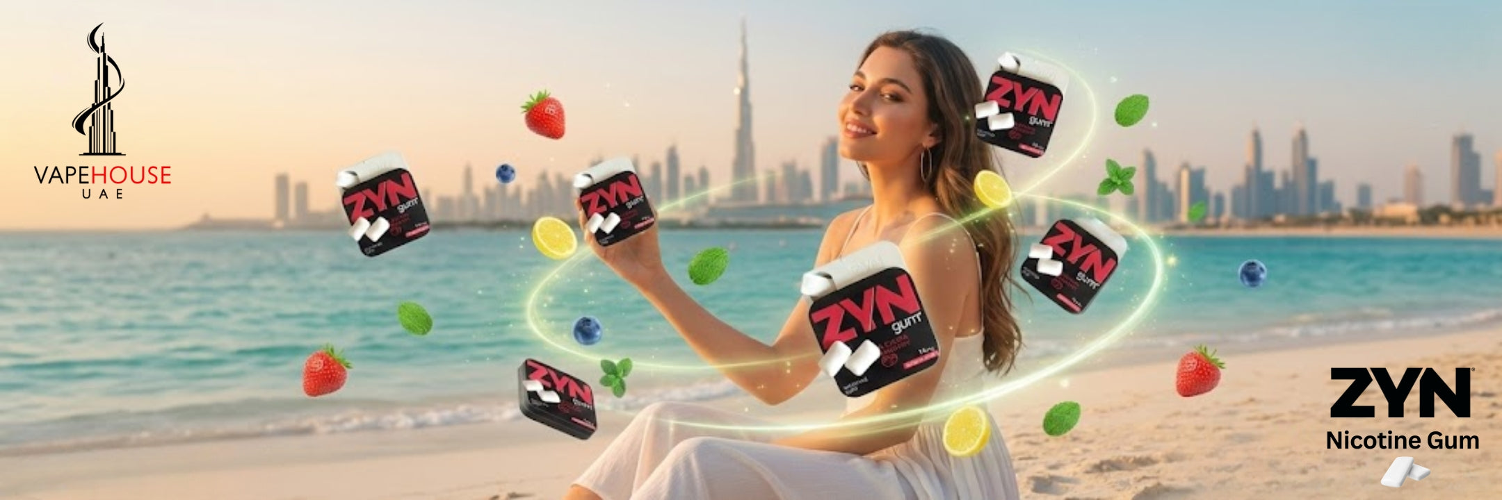ZYN nicotine gum pouches uae vape store
