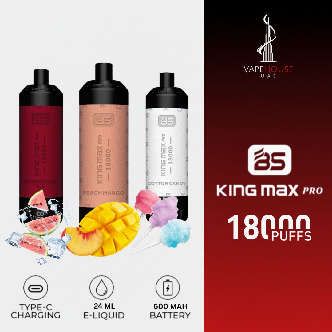 KING MAX PRO DTL 18000 PUFF 3MG KING MAX PRO DTL 18000 PUFF 3MG
