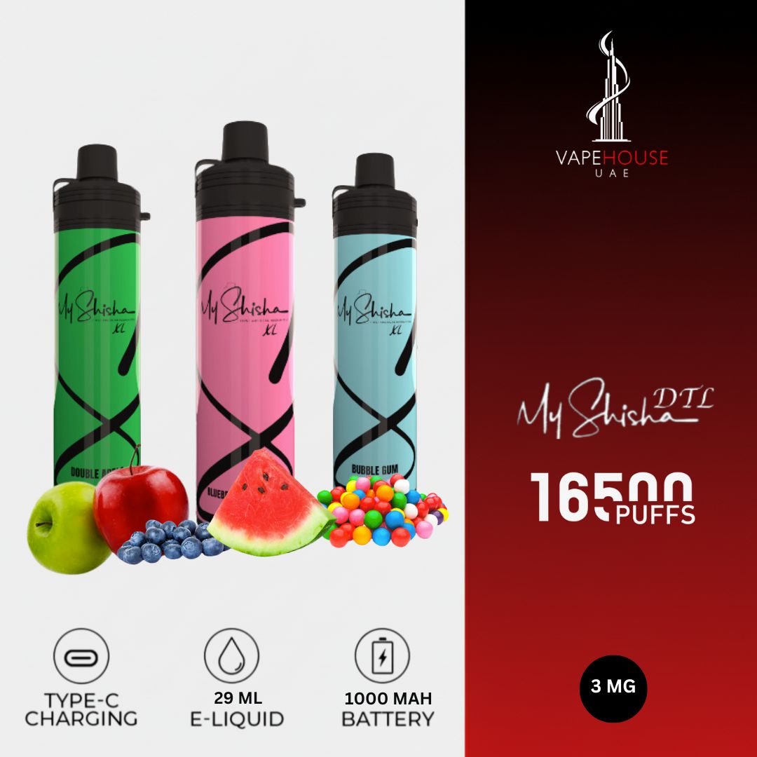 MY SHISHA XL 16500 PUFFS DISPOSABLE POD - 3MG