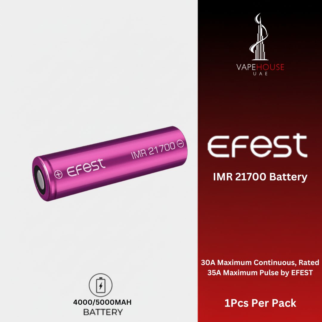 Efest 21700 3700mAh Battery - Reliable Power Source Efest 21700 3700mAh Battery - Reliable Power Source