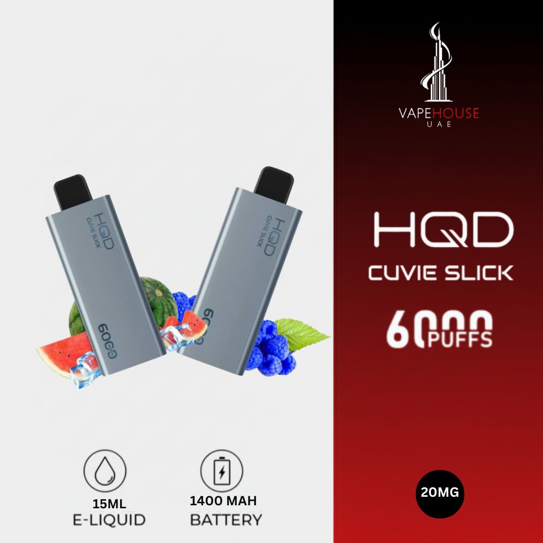 HQD CUVIE SLICK DISPOSABLE VAPE 6000 puffs - 20mg HQD CUVIE SLICK DISPOSABLE VAPE 6000 puffs - 20mg