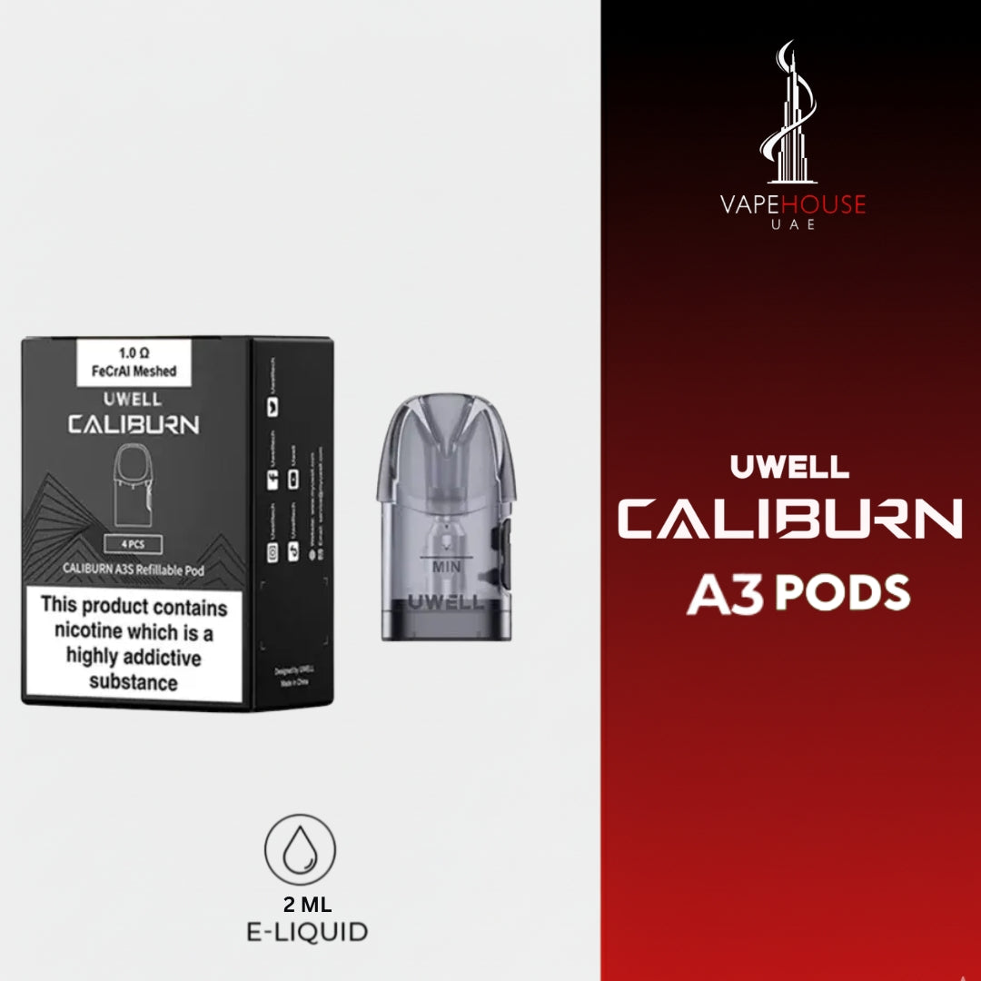 UWELL CALIBURN A3 PODS 4Pc/Pack UWELL CALIBURN A3 PODS 4Pc/Pack