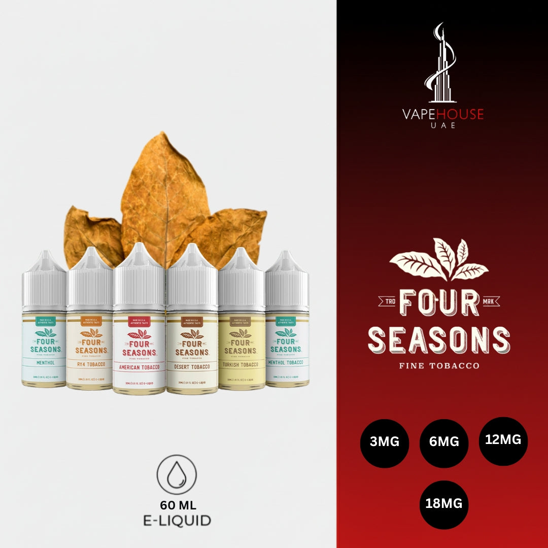 Four Seasons Fine Tobacco E-Liquid 60ML Four Seasons Fine Tobacco E-Liquid 60ML