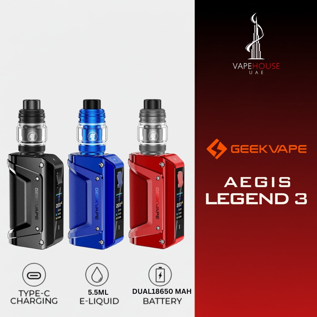 GEEK VAPE AEGIS LEGEND 3 KIT (200 WATT) GEEK VAPE AEGIS LEGEND 3 KIT (200 WATT)