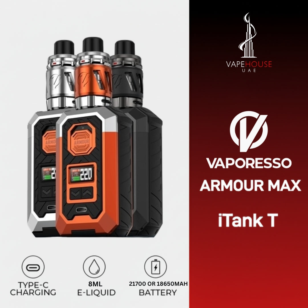 Vaporesso Kit Armour Max VAPORESSO ARMOUR MAX KIT 220W ARMOUR MAX | S iTank T Vaporesso Kit Armour Max VAPORESSO ARMOUR MAX KIT 220W ARMOUR MAX | S iTank T