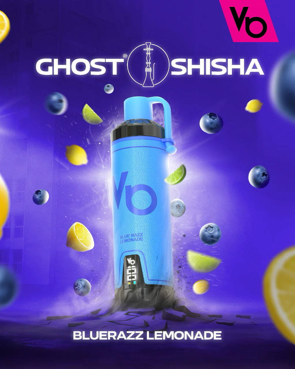 GHOST SHISHA DISPOSABLE 15000puff 5MG