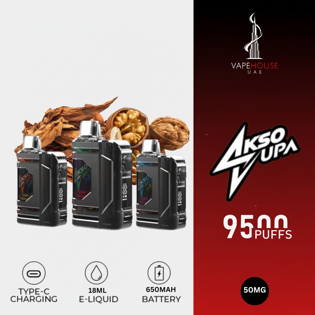 akso nutty tobacco DISPOSABLE AKSO SUPA 9500 PUFF akso nutty tobacco DISPOSABLE AKSO SUPA 9500 PUFF