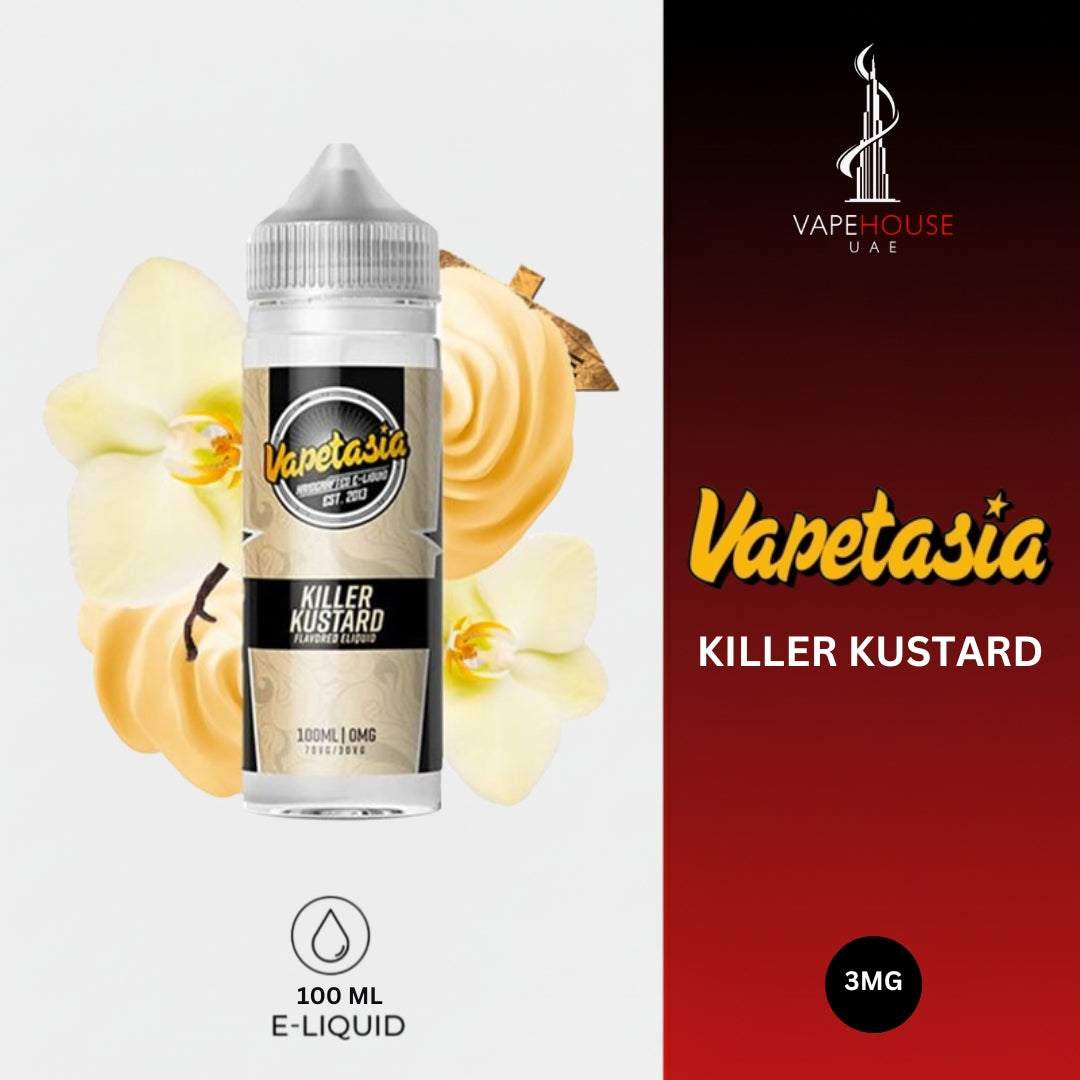 KILLER KUSTARD - VAPETASIA 3mg/100ml KILLER KUSTARD - VAPETASIA 3mg/100ml