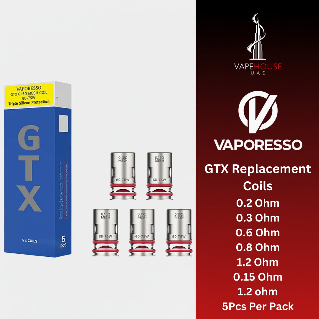 Vaporesso GTX Replacement Coils – 5/PACK