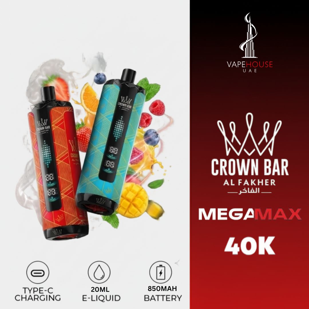 Al Fakher Crown Bar Mega Max 40000 Puffs Disposable