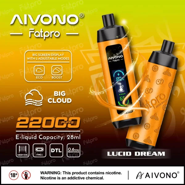 AIVONO FATPRO 2% 22000 PUFF