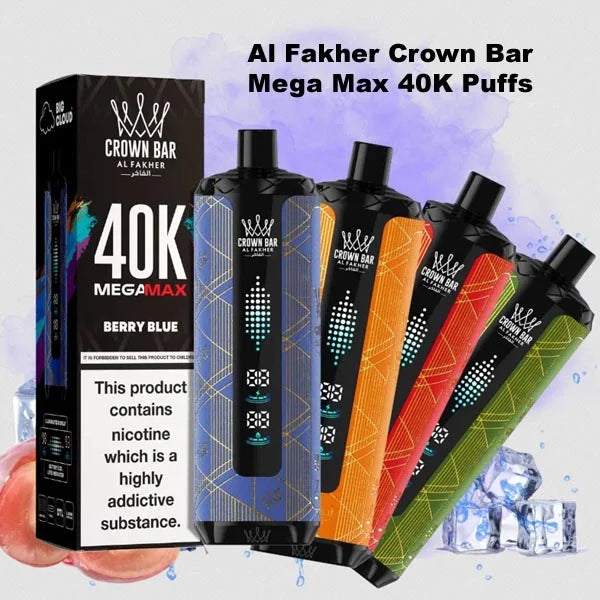 Berry Blue Flavour Al Fakher Crown Bar Mega Max