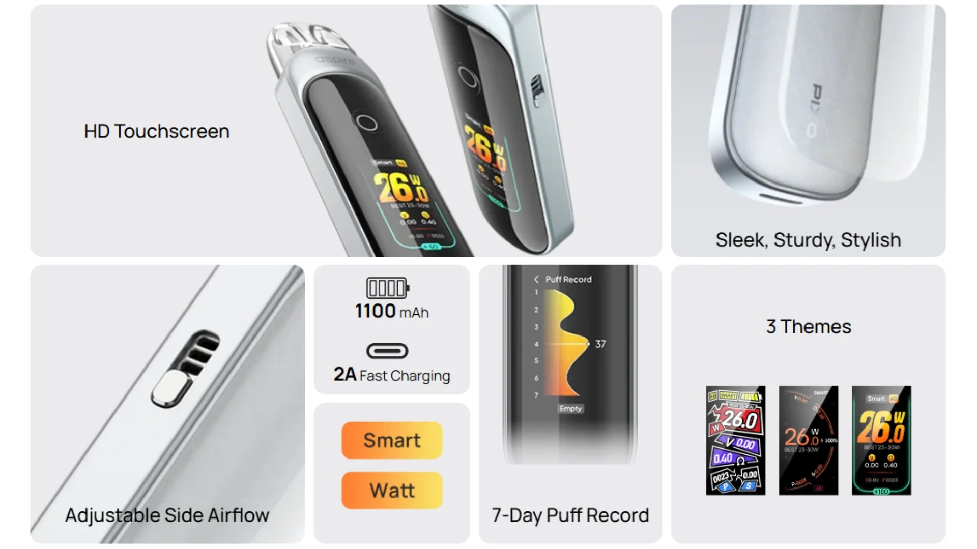 ASPIRE PIXO POD VAPE KIT