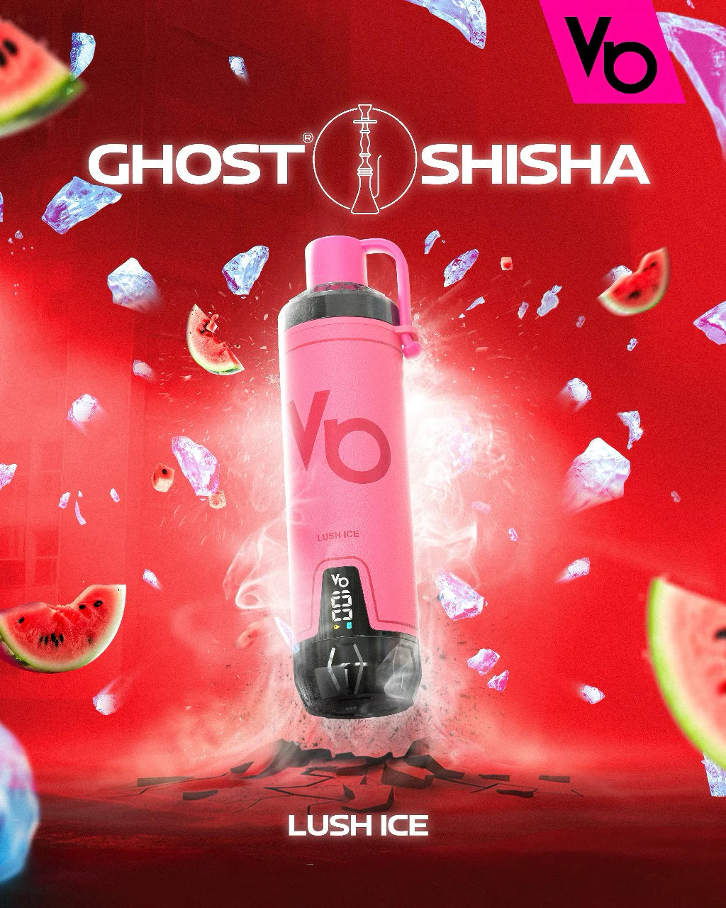 GHOST SHISHA DISPOSABLE 15000puff 5MG