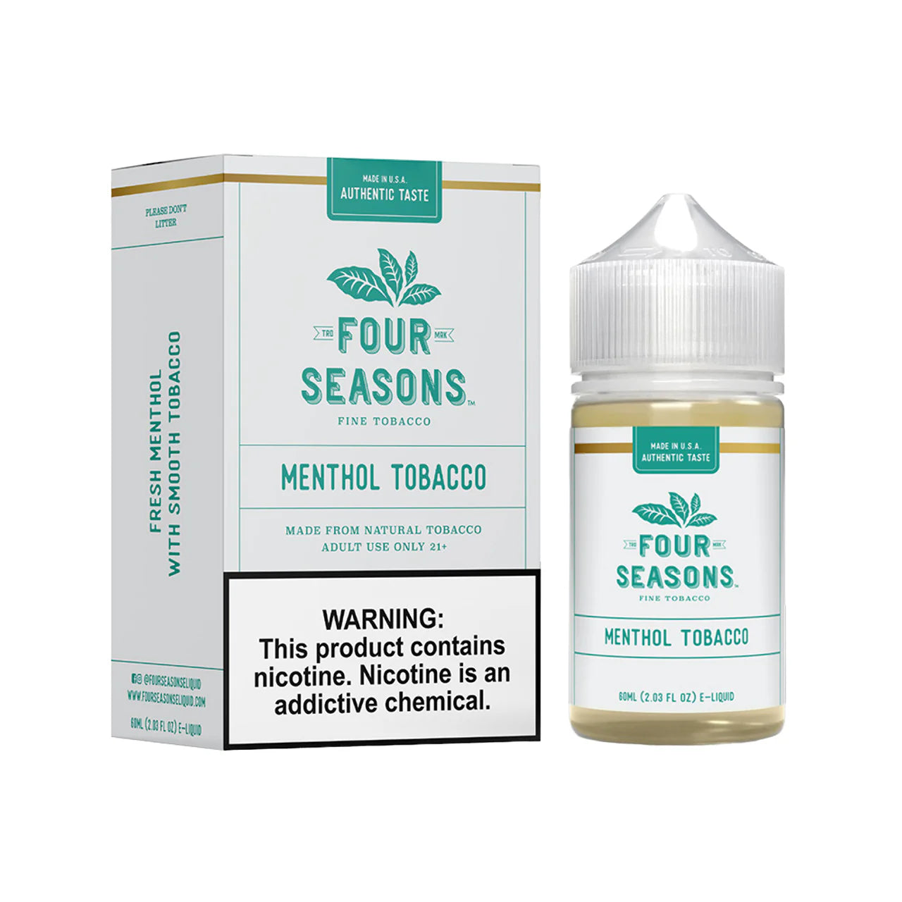 Four Seasons Fine Tobacco E-Liquid 60ML