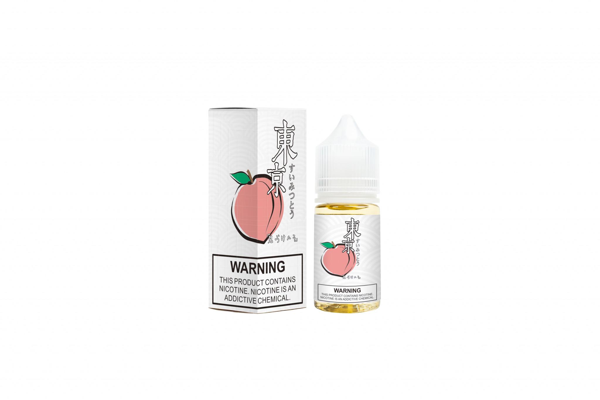 peach flavor tokyo salt nicotine 30ml e-liquid