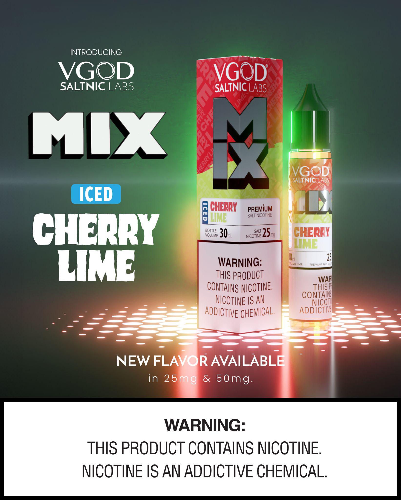 VGOD SALT NIC NEW FLAVORS 25 AND 50MG