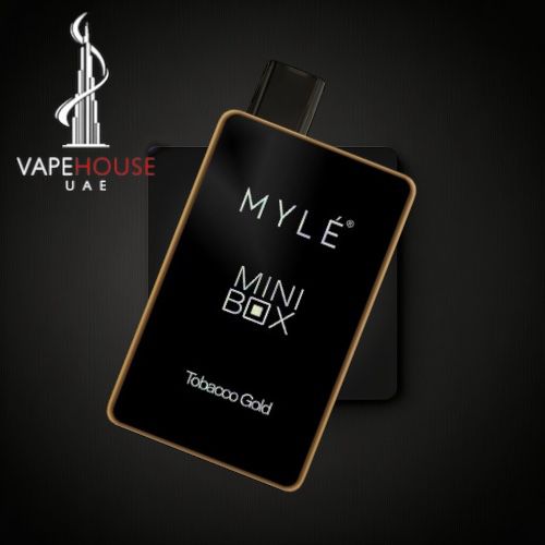 Myle mini box tobacco gold vape disposable