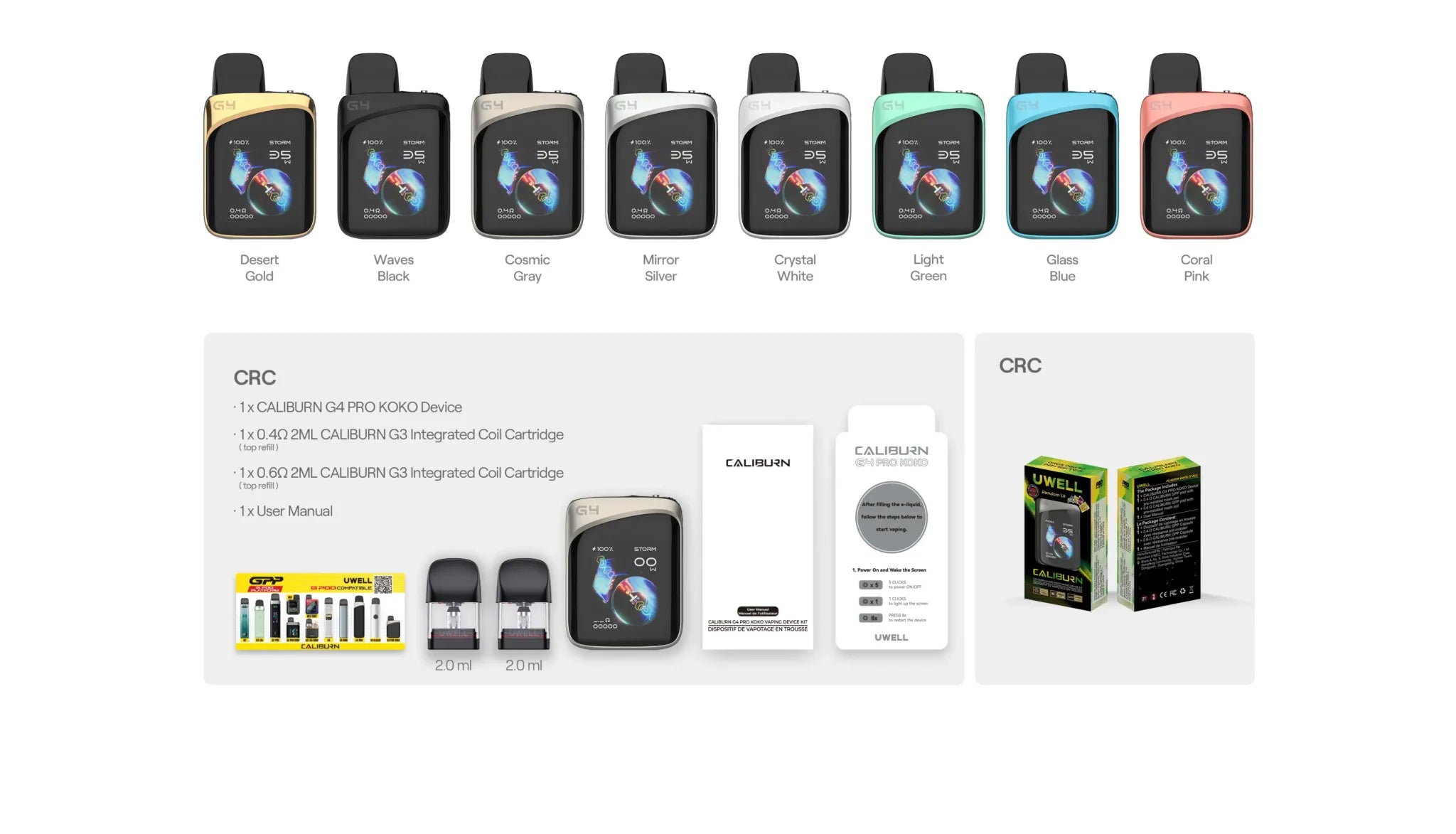 UWELL CALIBURN G4 PRO KOKO