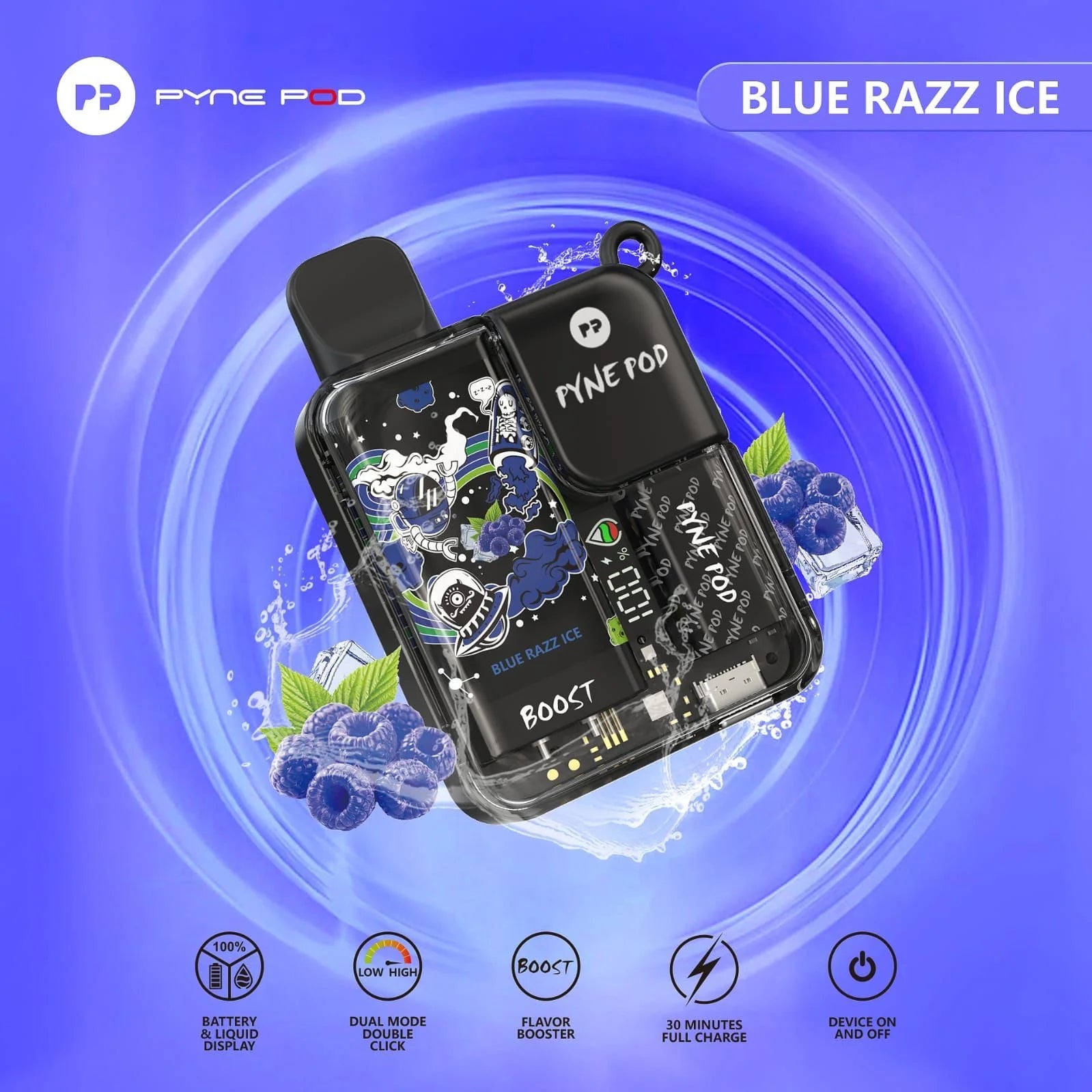 PYNE POD BOOST  VAPE 8500 puff - 50mg