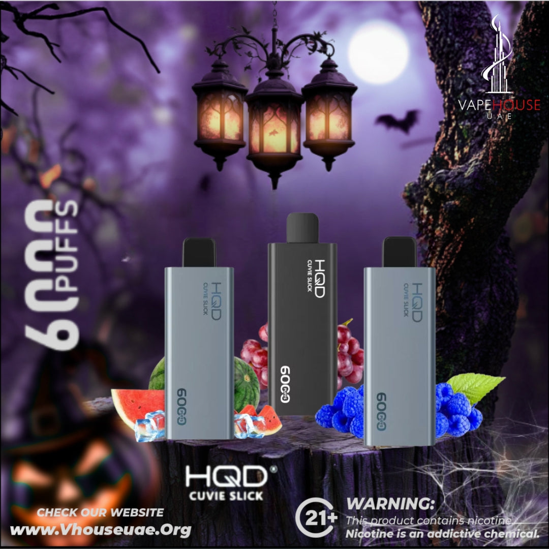 HQD CUVIE SLICK DISPOSABLE VAPE 6000 puffs - 20mg