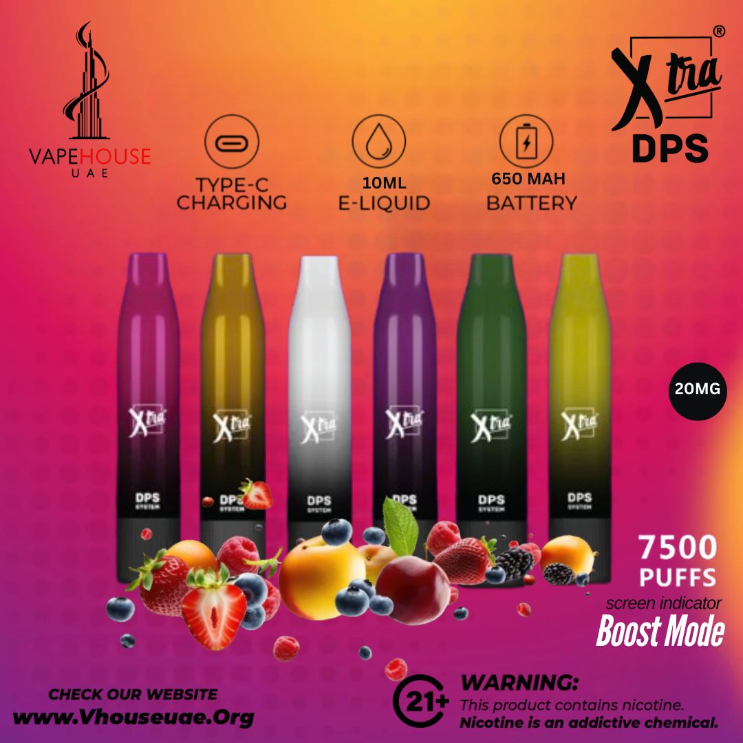 XTRA DPS KIT (BATTERY + POD) 20mg-7500 puff