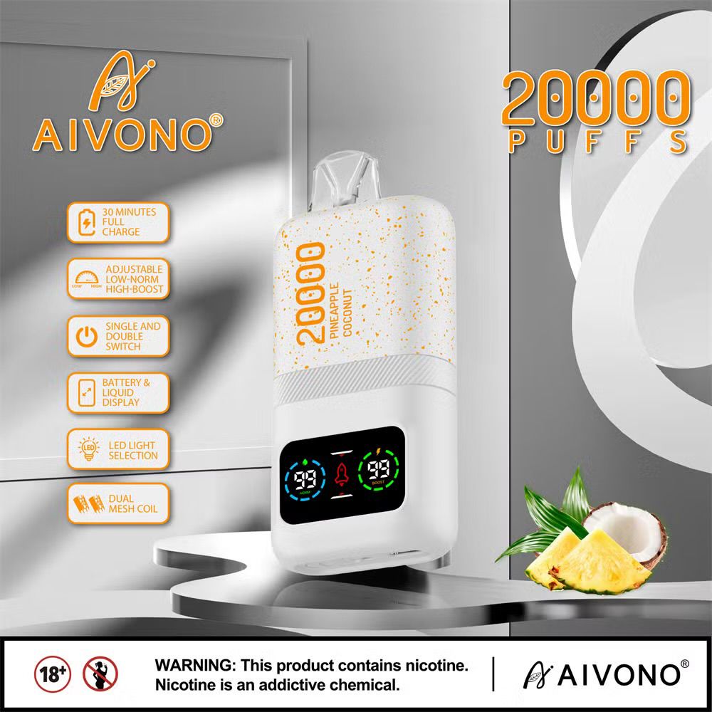 AIVONO 20000 Puffs Disposable Vape 50mg (5%)