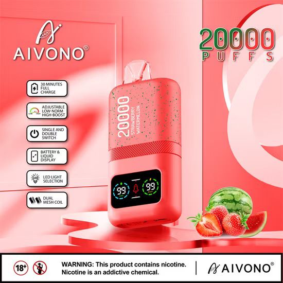 AIVONO 20000 Puffs Disposable Vape 50mg (5%)