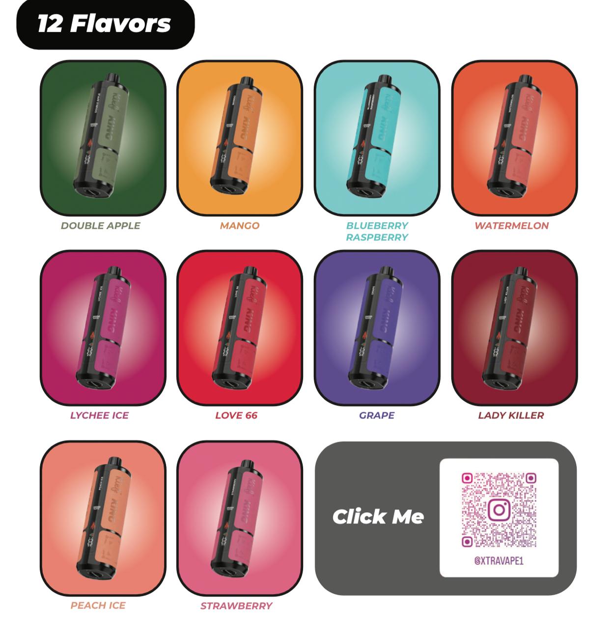 Kief King Disposables Various Flavors