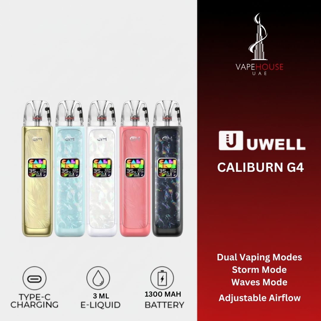 Uwell Caliburn Airflow Uwell Caliburn G4 (1300 mAh) Uwell Caliburn Airflow Uwell Caliburn G4 (1300 mAh)