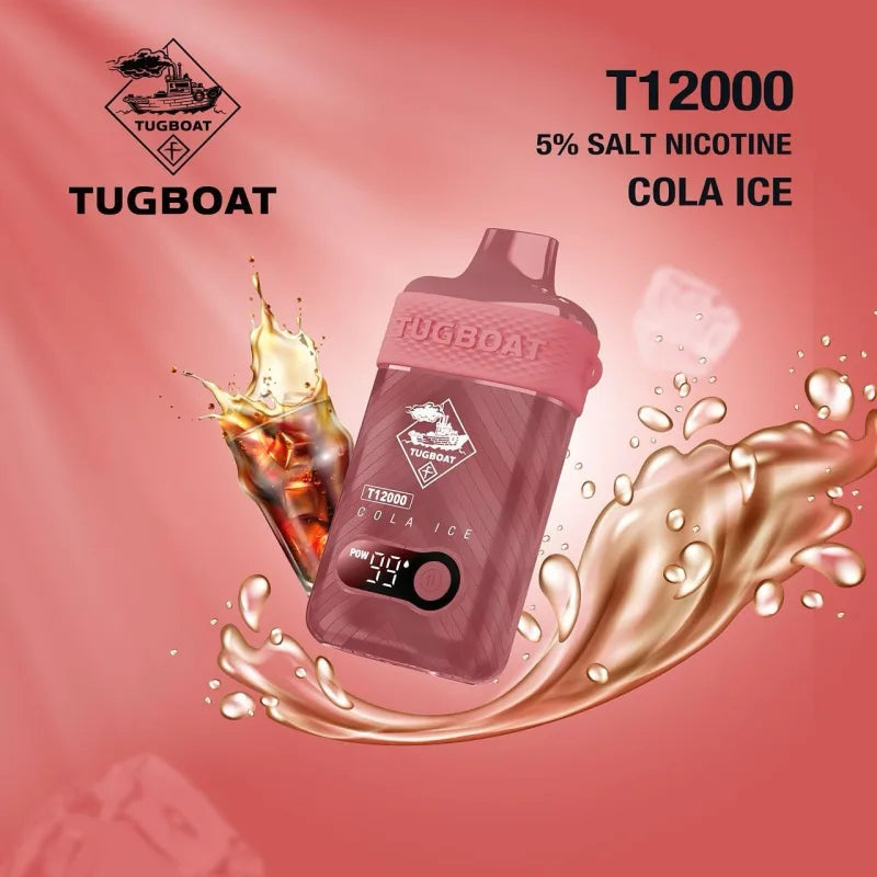 TUGBOAT T12000 Disposable Vape 5% – Up to 12,000 Puffs
