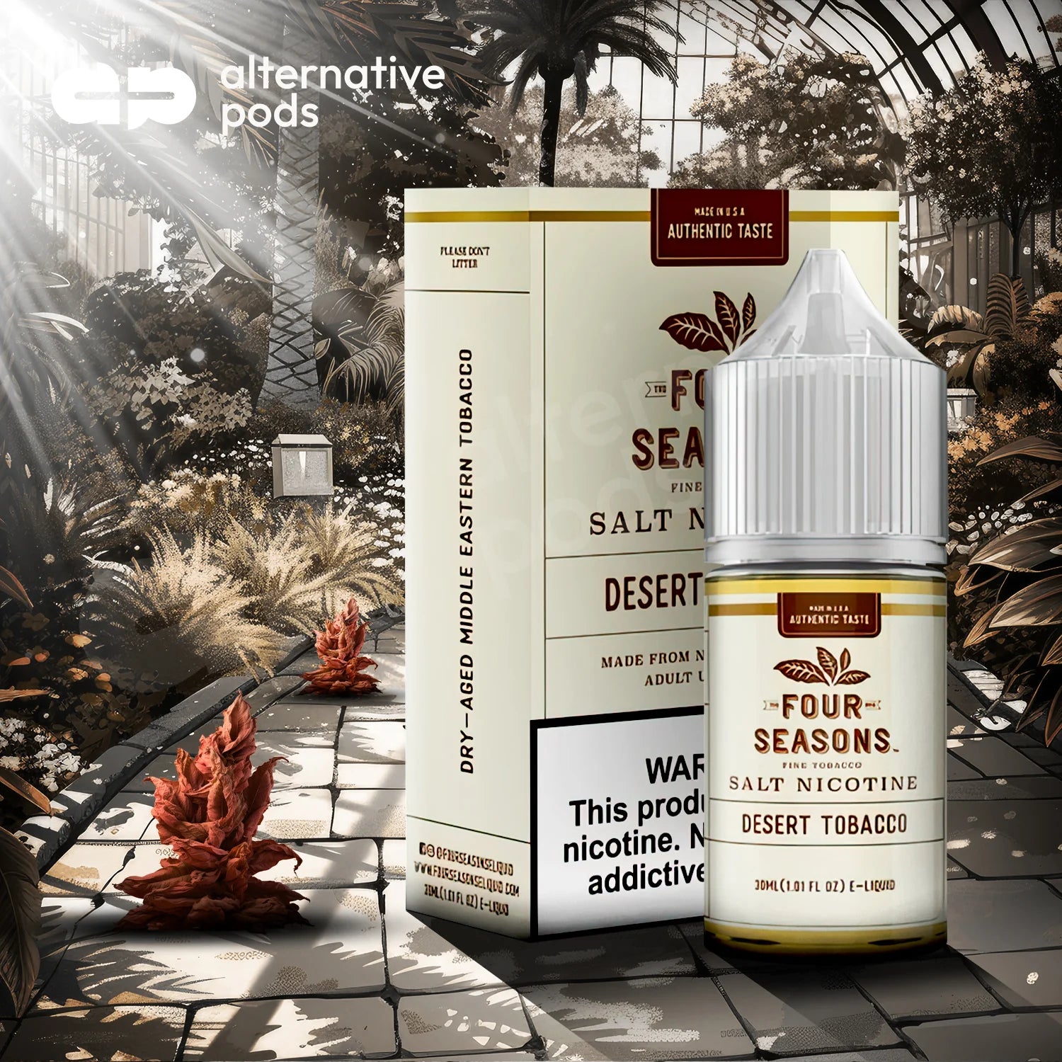 Four Seasons Fine Tobacco Salt Nicotine E-Liquid 30MG / 50MG