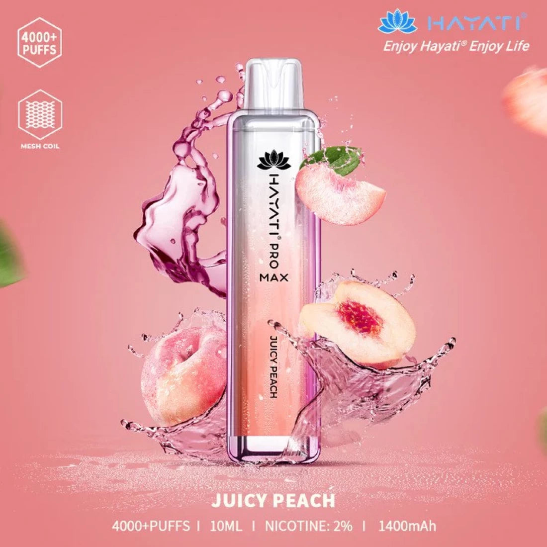 HAYATI CRYSTAL PRO MAX DISPOSABLE VAPE 4000 Puffs-20mg