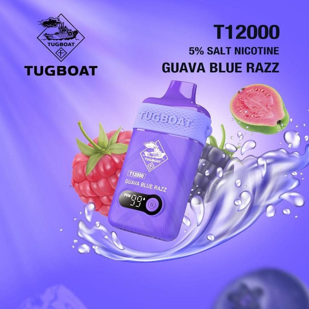 TUGBOAT T12000 Disposable Vape 5% – Up to 12,000 Puffs