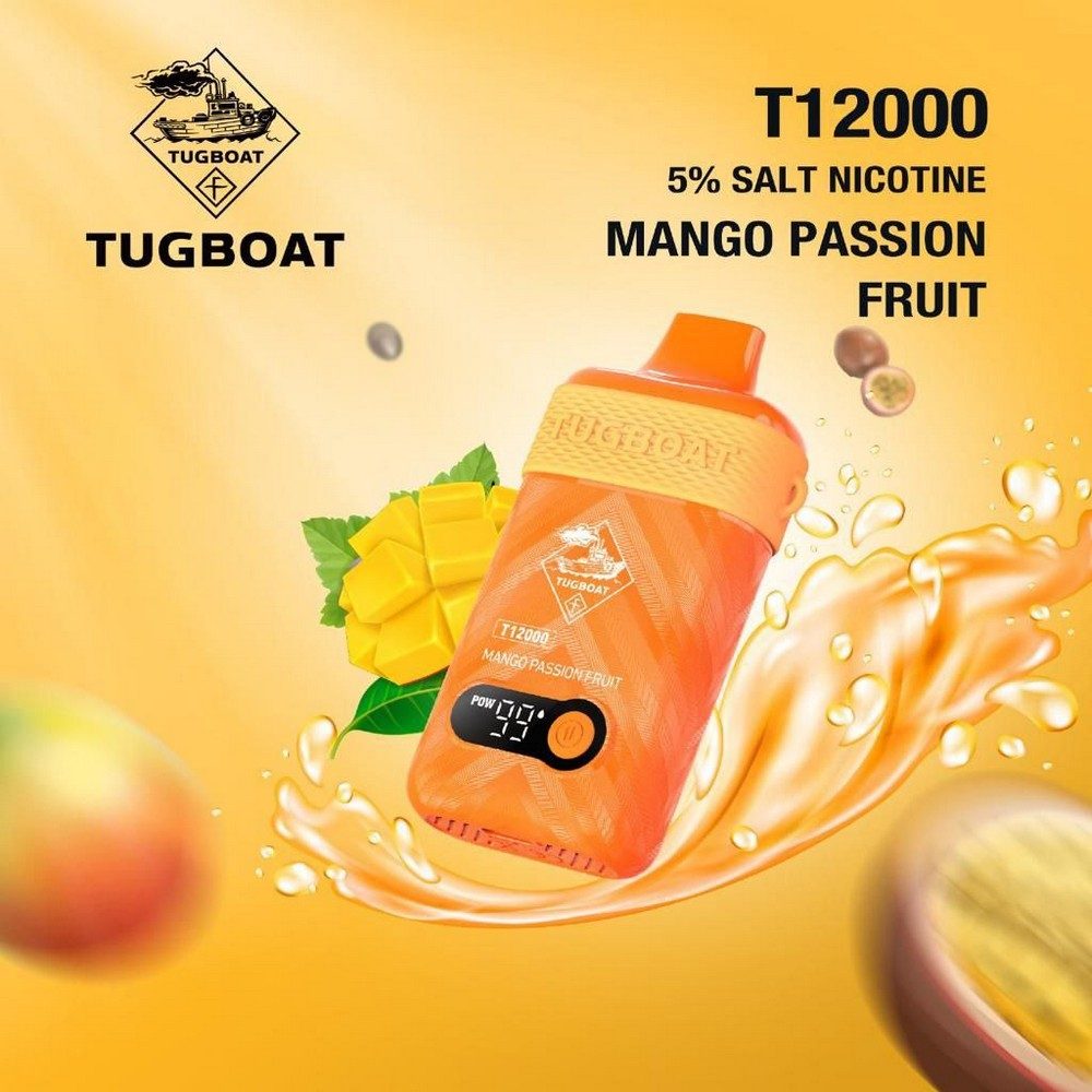 TUGBOAT T12000 Disposable Vape 5% – Up to 12,000 Puffs