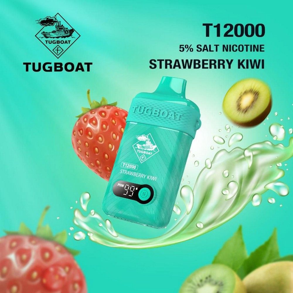 TUGBOAT T12000 Disposable Vape 5% – Up to 12,000 Puffs