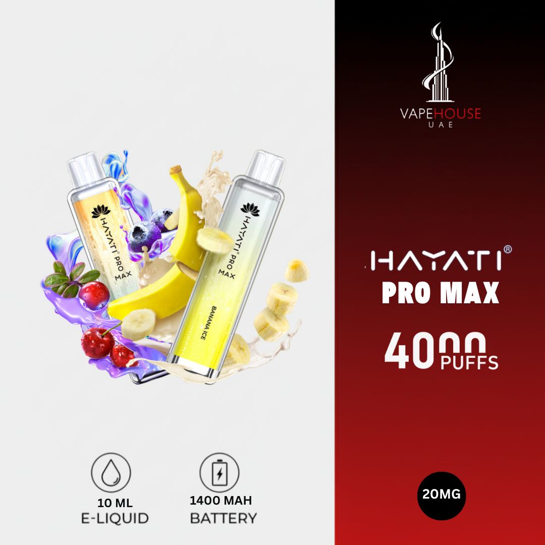 HAYATI CRYSTAL PRO MAX DISPOSABLE VAPE 4000 Puffs-20mg