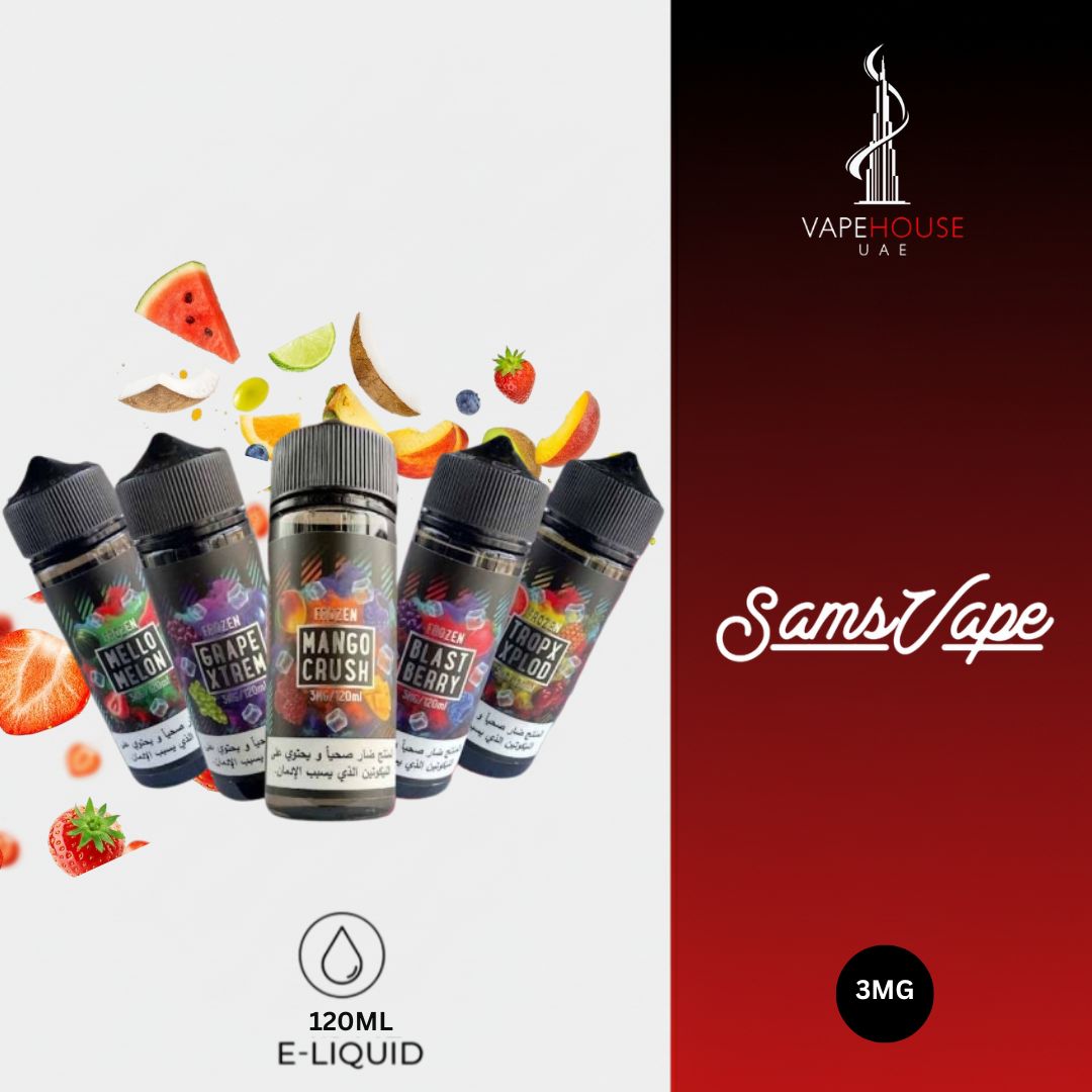 SAMS VAPE E LIQUID 3MG-120ML