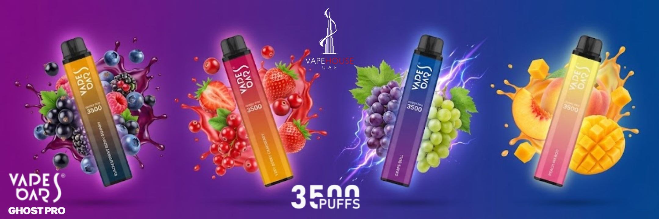 Ghost Pro Vape 3.5 k puffs Disposable Vape In Dubai, UAE