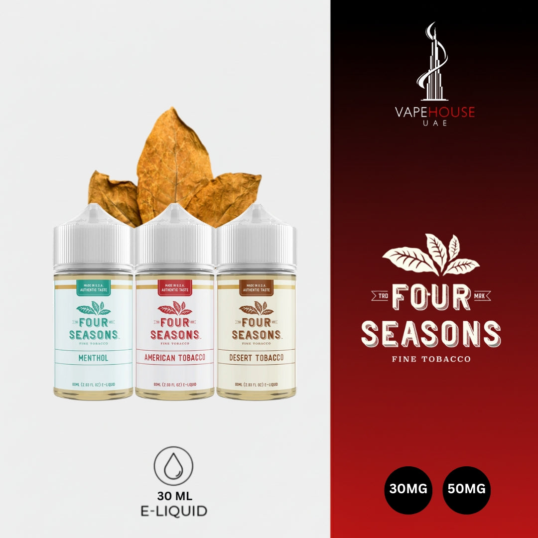 Four Seasons Fine Tobacco Salt Nicotine E-Liquid  30MG / 50MG