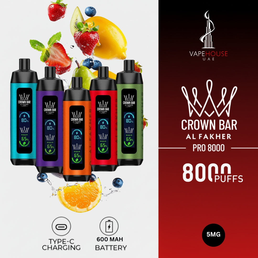 AL FAKHER PRO CROWN BAR  8000 PUFFS 5MG