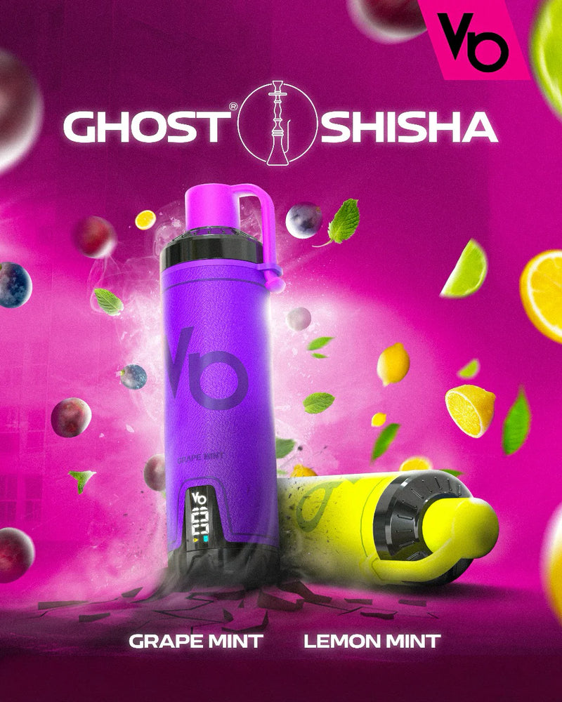 GHOST SHISHA DISPOSABLE 15000puff  5MG