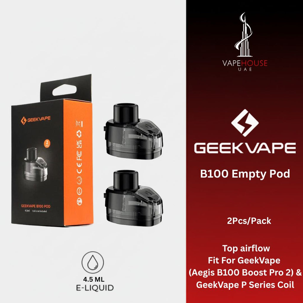 Geek Vape B100 Empty Pod - 4.5ml Capacity Geek Vape B100 Empty Pod - 4.5ml Capacity