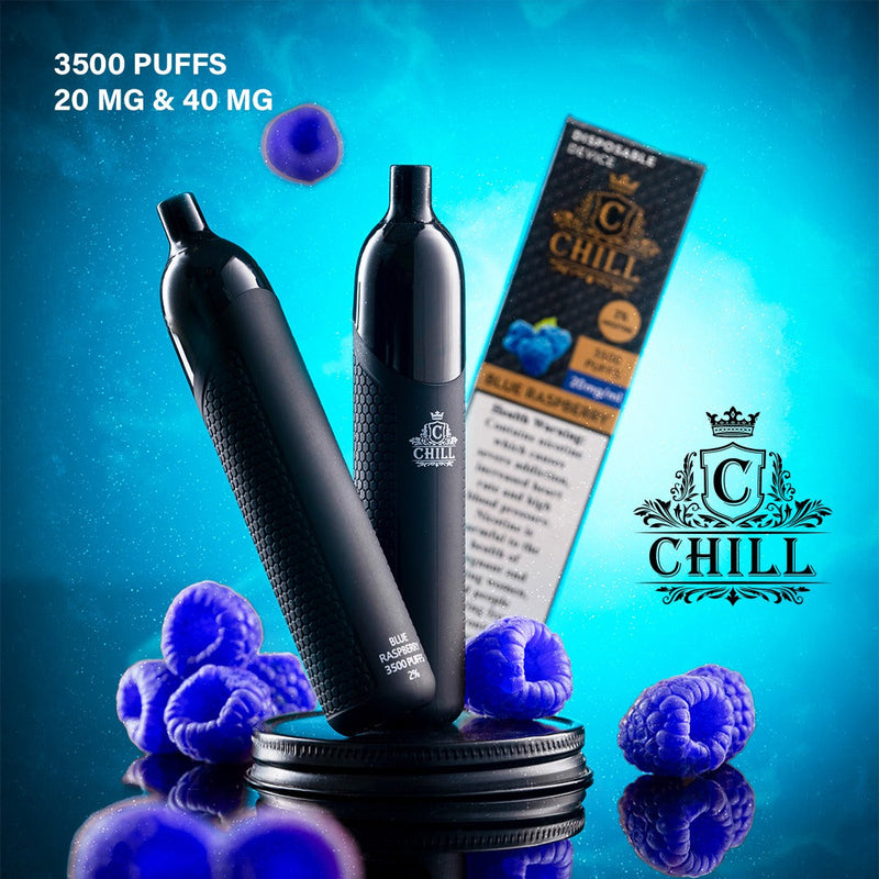 CHILL  DISPOSABLE  VAPE  3500  Puffs / 20mg & 40mg .     (BUY ONE GET ONE FREE ) (Copy)