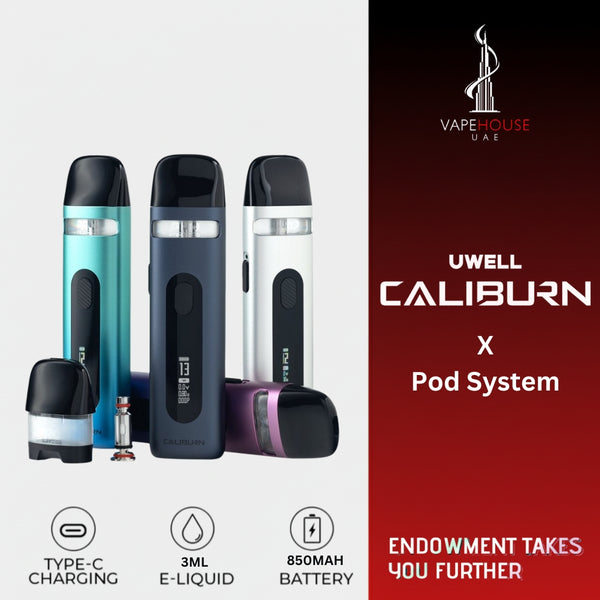 uwell caliburn x 850mah pod kit System Flavor:Blue Raspberry Ice PAX 3 Vaporizer Review Colors_Purple