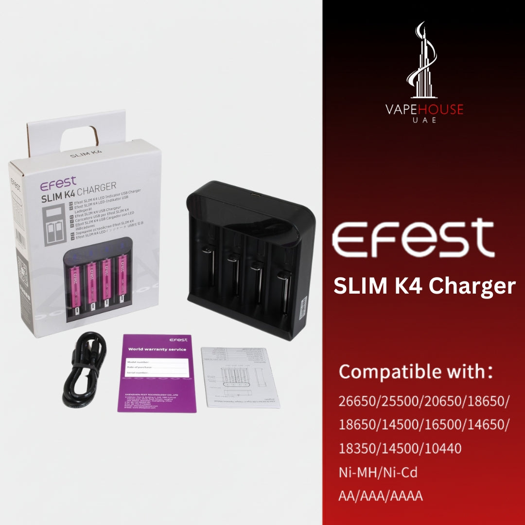 EFEST SLIM K4 CHARGER