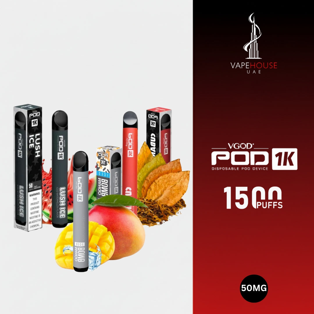VGod 1K POD Disposable Vape (50mg/1500puff)