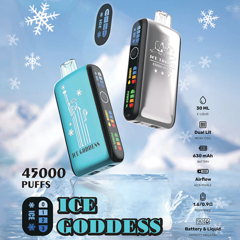 OLIT ICE CODDESS 45000 Puffs Disposable Vape  50MG
