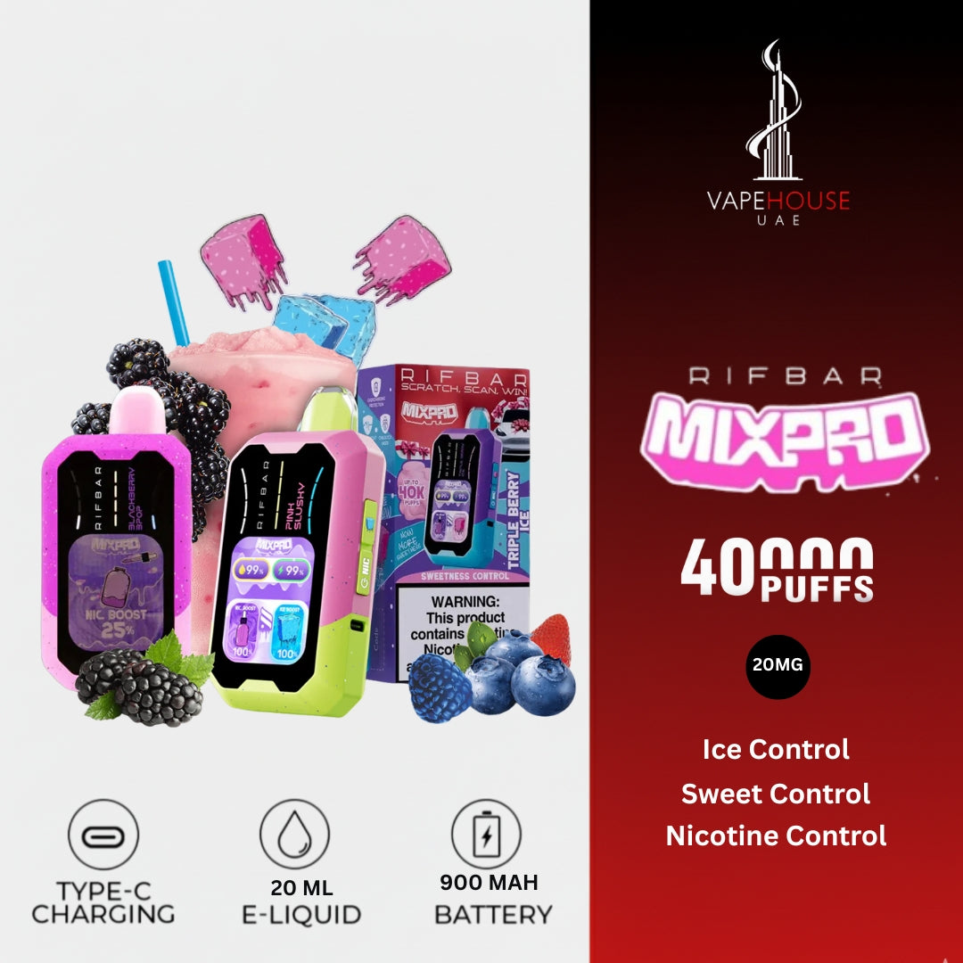 RIFBAR MixPro 40K Disposable Vape 20mg